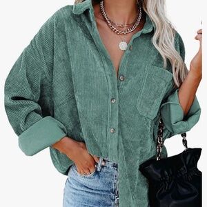 Long Sleeve Oversized Boyfriend's Button Down